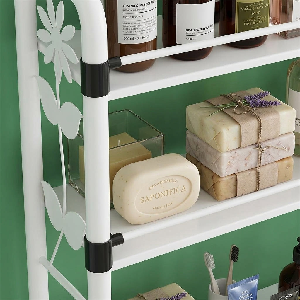 Organizador Para Baño Estante Blanco