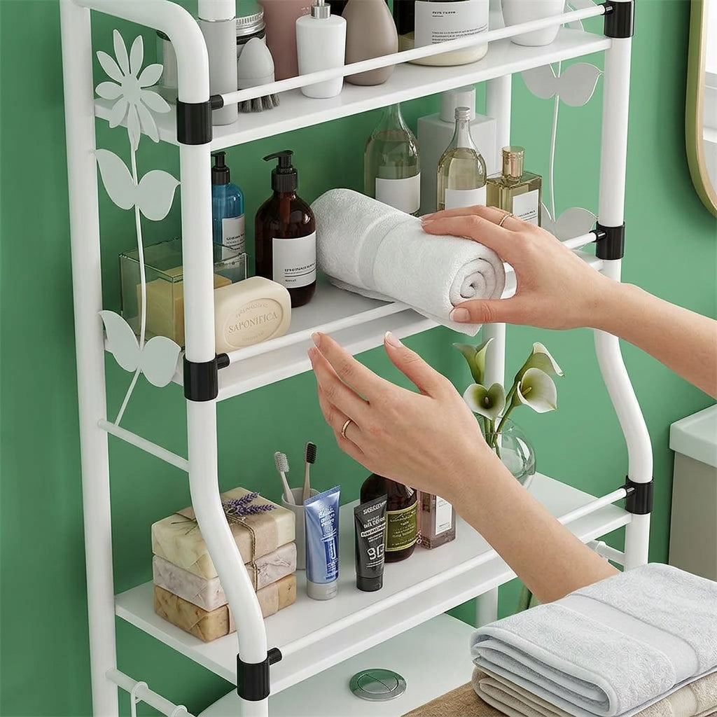 Organizador Para Baño Estante Blanco