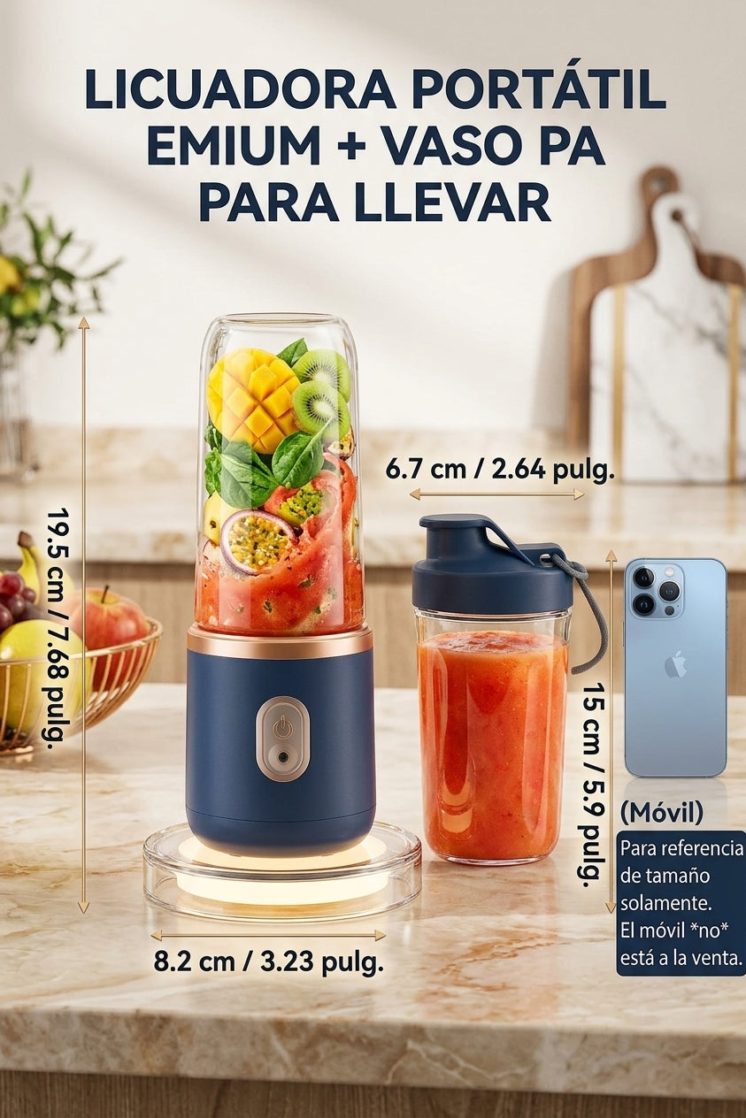 Mini Licuadora Portátil Recargable